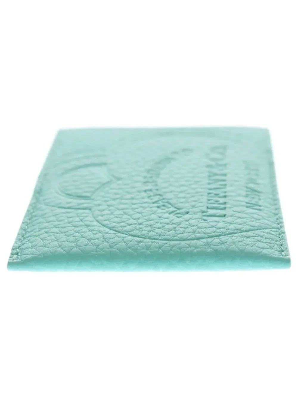 Tiffany & Co Return to Card Case Fragment Business Holder Cobalt Blue Leather